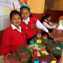 5th grade girls share project with class