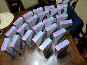 Ruth's nephew Jorge organized the Tablet donations