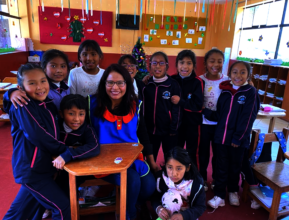 Teacher Haide is much loved by her students