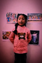 Proud home school student