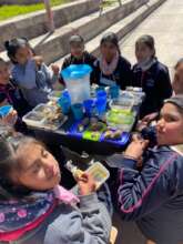 Celebrating and having fun picnic on Cusco's day