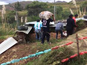 These farmers know how to store too Andean style
