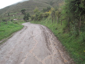Constant heavy rains ruin roads for lighter vans