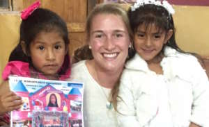 Volunteer Kristen taught English 6 weeks at school