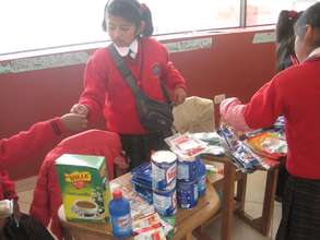 Math & Money management lesson at the school store