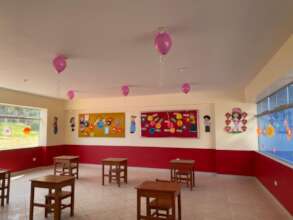 Another cheerful class decorated by our CW teacher