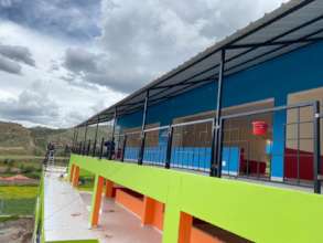 Maria school safety hand rails on all 3 floors