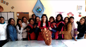 Teachers receive gift of PAN WAWA from visitors