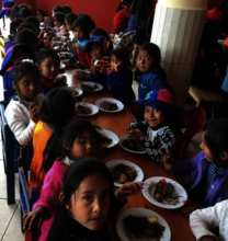 connecting with classmates over lunch