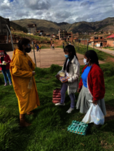 Ruth gives out xmas gifts