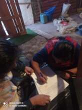 Teacher and student work one to one this time