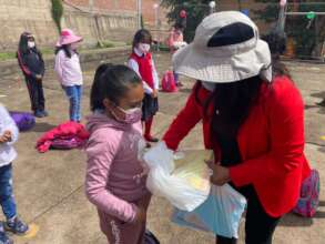 All girls receive school supplies first day