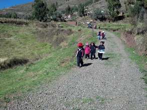 Van failed and our youngest final walk to school