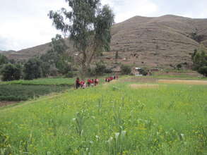 Girls must walk through fields when van breaks