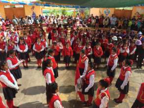 From 5th to 6th passes color guard honor