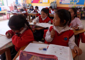 Serious class session and concentration