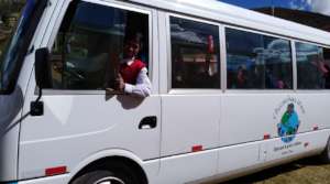 Our New School Bus & Simeon the driver