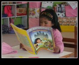 Learning to read is a priority at CW school