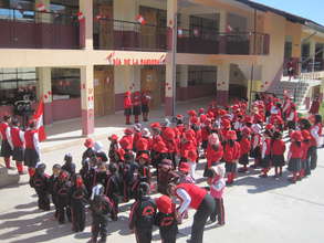 Celebrating the Peru Flag day