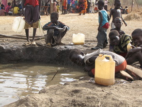 Above:  An unhealthy and unsafe water source.
