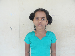 A bright student getting education support by ngo