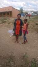 Community Members Receiving Food Bags at Mammadu