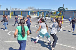 on the playground