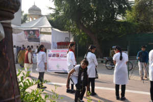 Street plays were held at popular places