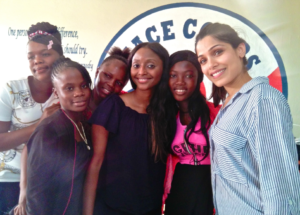 THINK girls with CNN team