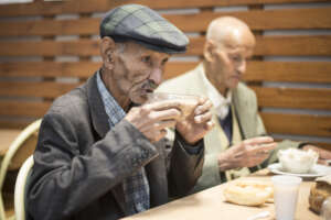 Breakfast at the day center in Metz