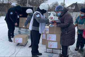 Distribution of humanitarian aid - Caritas Ukraine