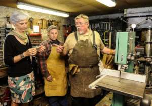 Veronique Fayet, president of SCCF visiting CEP 58