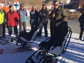 Inauguration of the new ski chairs