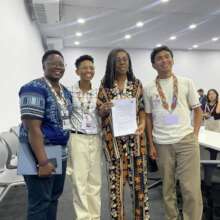 MADRE Partner Winny Ouma at COP30. (c) ICA 2025