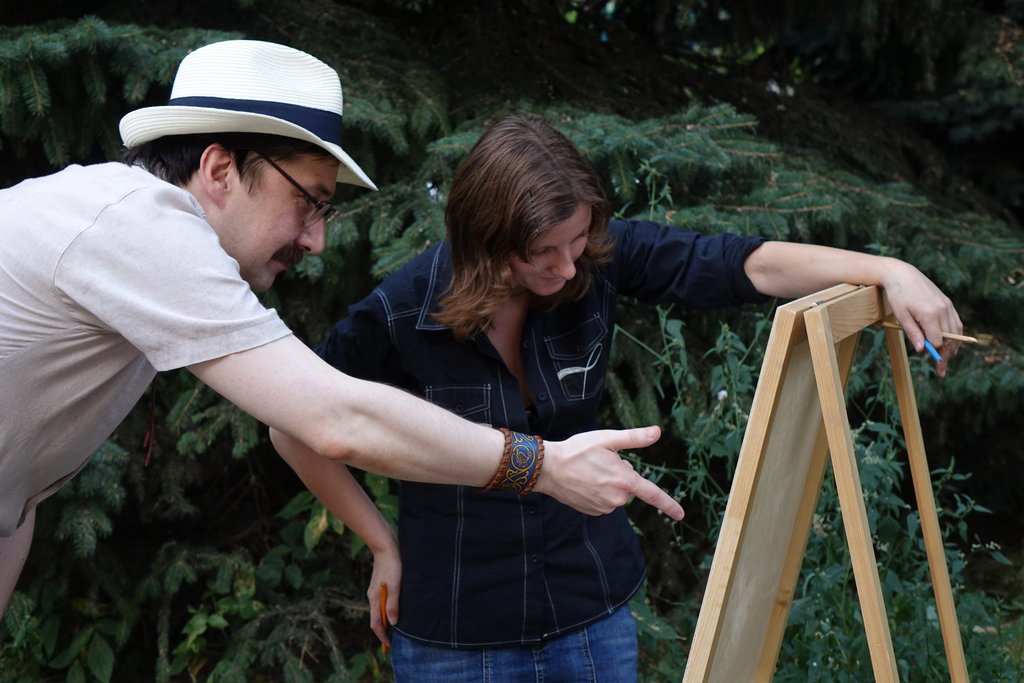 Heart-to-heart art lessons