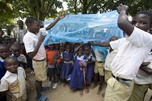 Malaria No More's bed net distribution campaigns i