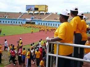 Mayor of Kigali City and Felicite Start the Women’