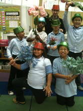 Students in character for "Agent Phoenix."