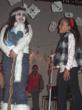 Students in "Return of Super Ice Wolf."