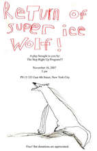 Flyer for "Return of Super Ice Wolf."