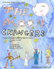 Flyer for "The Moon Changers."