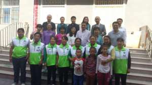 Group photo with the elderly