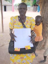 BRAC community health entrepreneur in S. Sudan