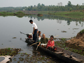 Some day patients even arrive by boat from across the lake