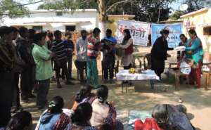 Clothes distribution among Rickshaw Pullers