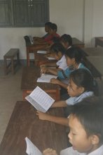 Students focusing on their work