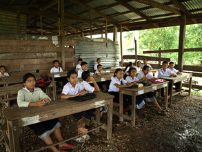 Students at the Ban Phao school who will benefit from this book