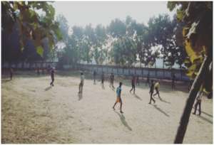 Children on the play ground