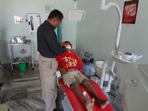 Dental check-up of children