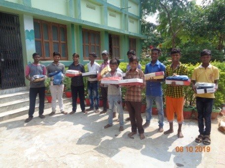 New Cloths distribution